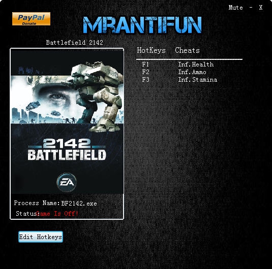 战地2142三项修改器 閸忋劎澧梫1.7