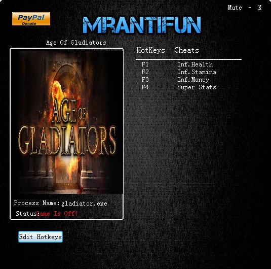 角斗士时代四项修改器 閸忋劎澧梫1.3