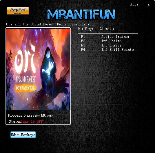 奥日与黑暗森林终极版三项修改器 v2.4