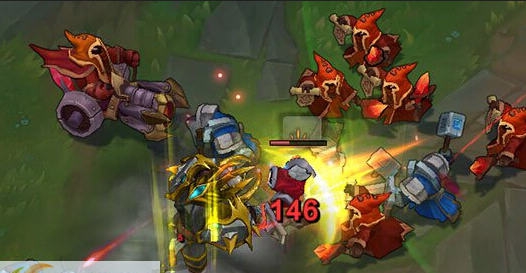 LOL德玛西亚之力黄金甲盖伦自制皮肤 v2.6