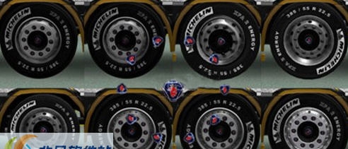欧洲卡车模拟2米其林good year轮毂图标MOD v2.4