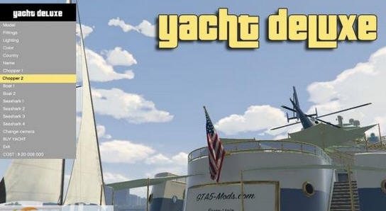GTA5豪华游艇MOD v2.10