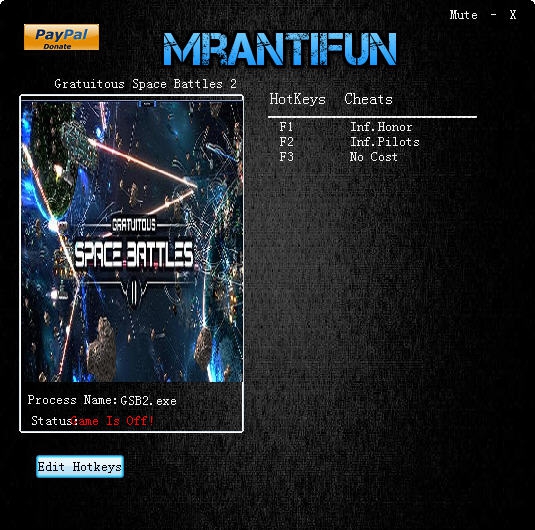 无厘头太空战役2三项修改器 v2.4