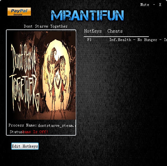 饥荒联机版三项修改器 v2.8