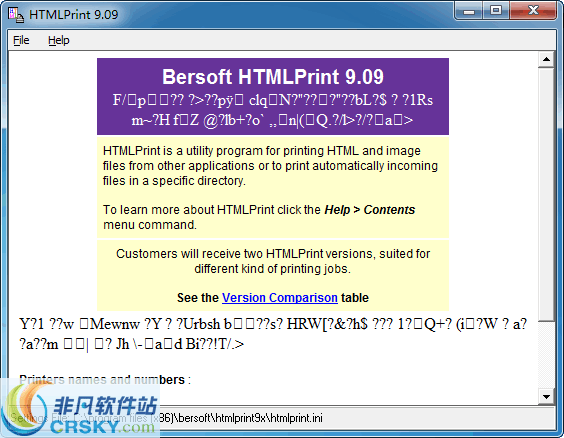 Bersoft HTML Print v9.11