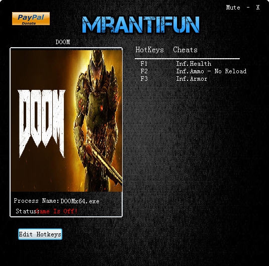 毁灭战士4四项修改器 v1.4