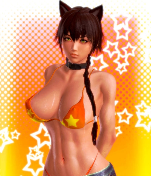 性感海滩4黝黑比基尼猫女mod v2.7