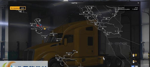 美国卡车模拟夏威夷州地图MOD v2.6