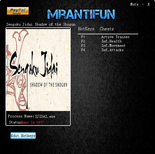 战国时代战国之影三项修改器 v3.6