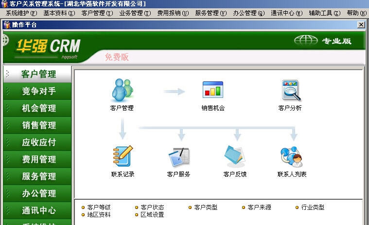 华强客户管理系统 v7.7