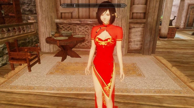 上古卷轴5天际绝美中国旗袍MOD v2.5