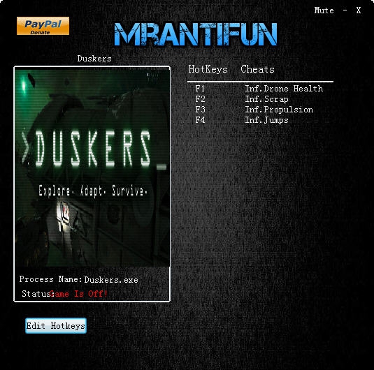 无人机操作系统四项修改器 v2.3