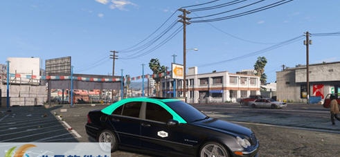 GTA5奔驰C32的士MOD v2.5