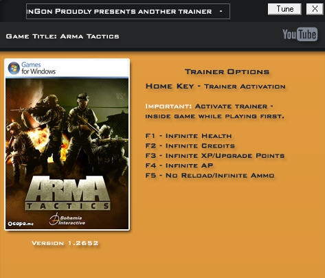武装突袭3五项修改器 v2.4