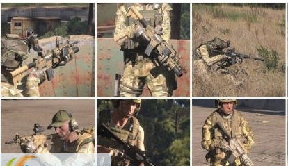 武装突袭3美国大兵m4武器包mod v2.3