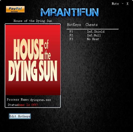 垂死的太阳三项修改器 v2.5