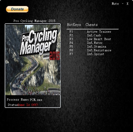 职业自行车队经理2015六项修改器 v2.5