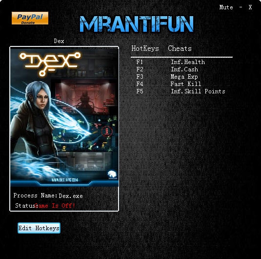 Dex增强版五项修改器 v2.6