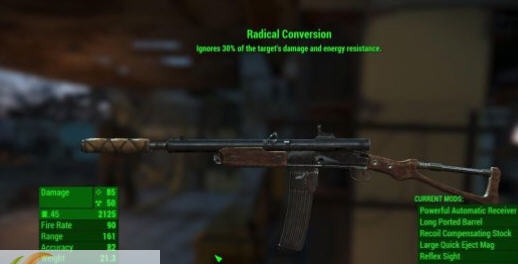 辐射4DLC里的镭步枪美观化MOD v2.5