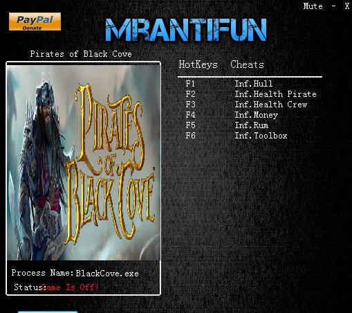 黑湾海盗六项修改器 v3.6