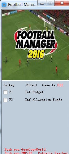足球经理2016两项修改器 v3.5
