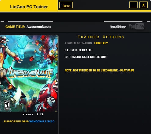 王牌英雄二项修改器 v2.5
