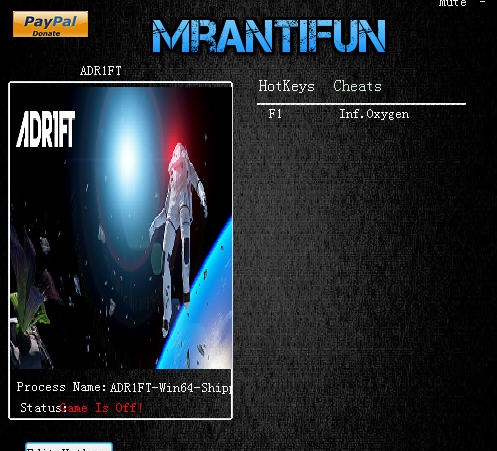 ADR1FT无限氧气修改器 v2.5