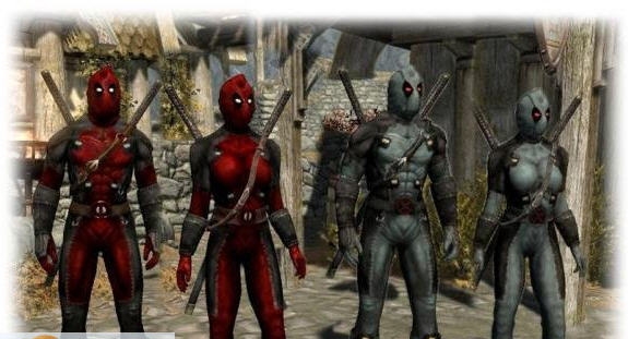 上古卷轴5漫威英雄死侍MOD v2.4