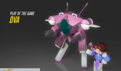 我的世界守望先锋Dva皮肤 v2.5