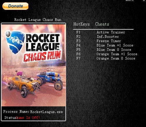 火箭联盟六项修改器 v3.4