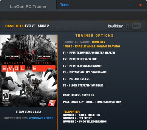 进化第二阶段修改器 v3.6