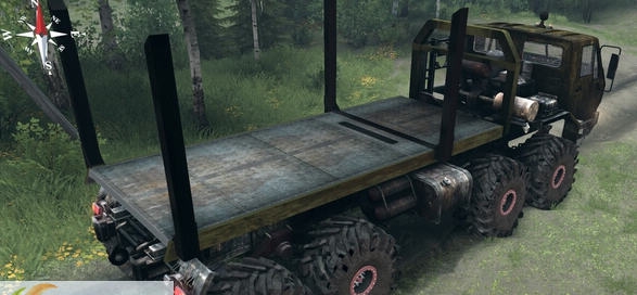 旋转轮胎卡玛斯MOD v2.5