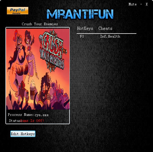 粉碎敌人无限生命修改器 v2.5