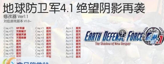 地球防卫军4.1绝望阴影再袭四项修改器 v3.6