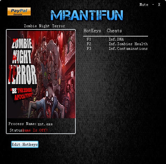 恐怖僵尸之夜三项修改器 v3.7