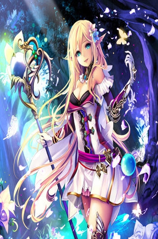 DNF蕾丝加除魔装扮华丽妹子聊天框界面补丁 v2.3