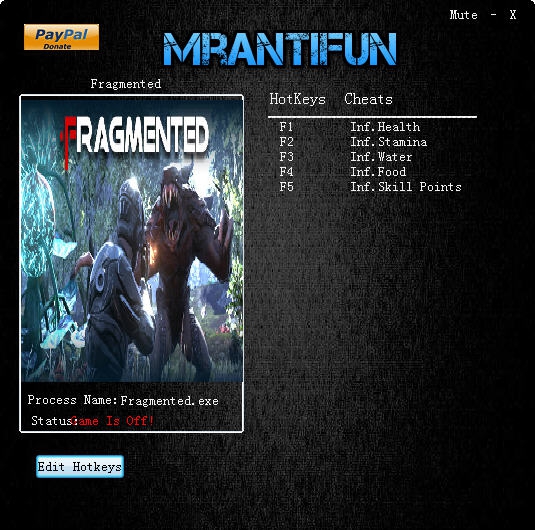碎片化五项修改器 v2.5