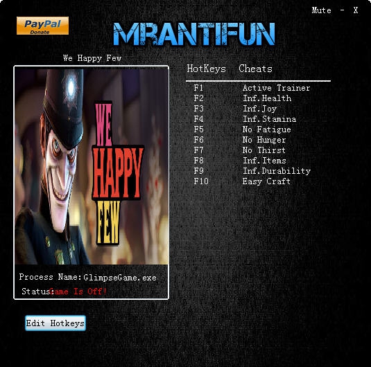 少数幸运儿九项修改器 v1.1.69871