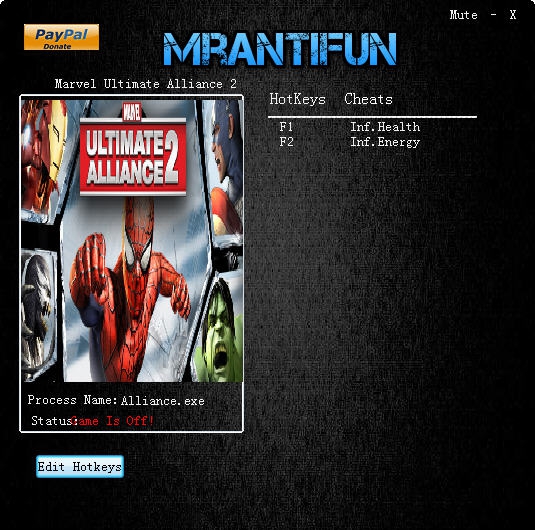 漫画英雄终极联盟2两项修改器 v3.7