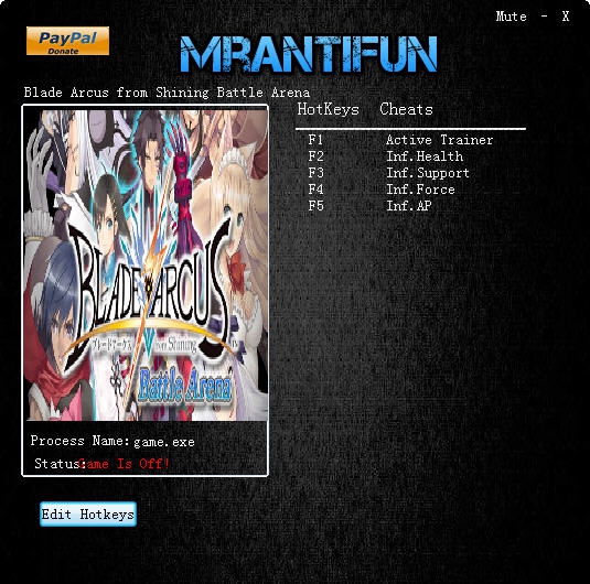 光明格斗刀锋对决EX四项修改器 v3.4