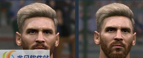 实况足球2017梅西金发脸型补丁 v2.4