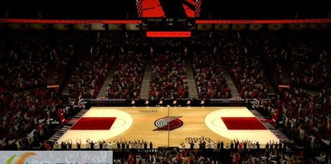 NBA2K14开拓者主场摩达中心球场补丁 v2.5