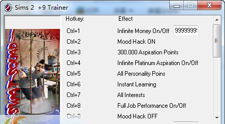 模拟人生2九项修改器 v2.5