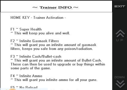 地铁2033全版本九项修改器 v3.8