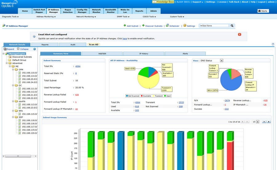 卓豪IP地址管理软件 v8.5