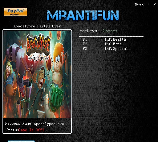 启示录派对结束三项修改器 v3.5
