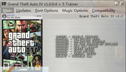 GTA4五项修改器 v1.11