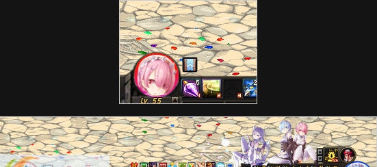 DNF妹抖双胞胎女仆蕾姆和拉姆血槽界面补丁 v2.5