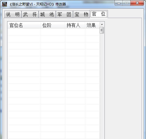 信长之野望6天翔记HD修改器 v3.5