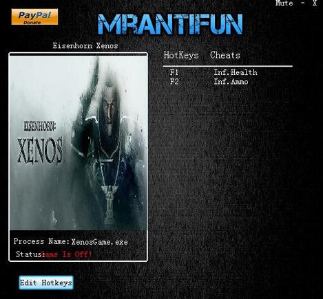 艾森霍恩异形审判官两项修改器 v3.5